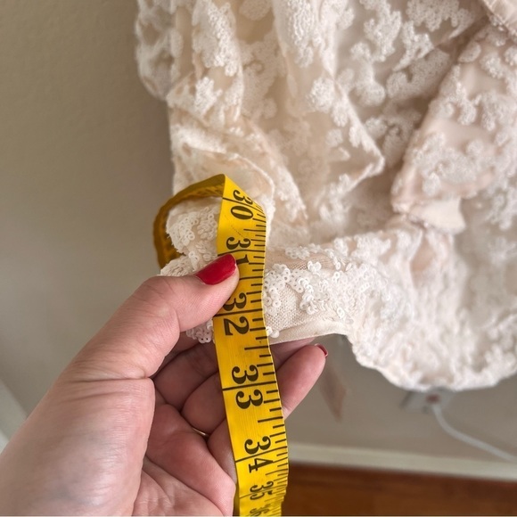 Self-Portrait Textured Cream Off-Shoulder Mini Dress - Picture 9 of 15